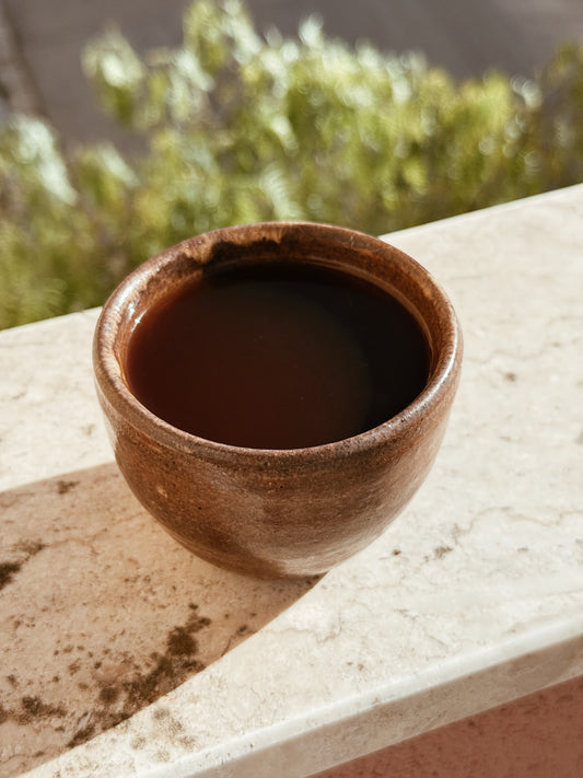 Flat white mug